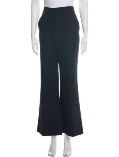 Pre-owned Veronica Beard Wide Leg Pants In Black