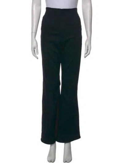Pre-owned Veronica Beard Wide Leg Pants In Black