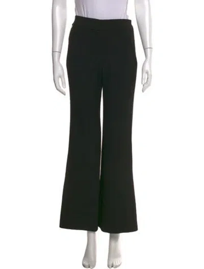 Pre-owned Veronica Beard Wide Leg Pants In Black