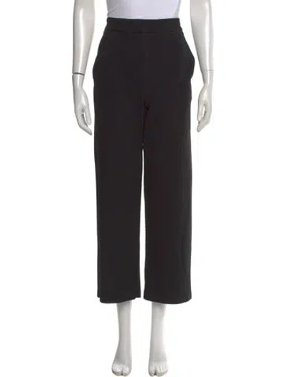 Pre-owned Veronica Beard Wide Leg Pants In Black