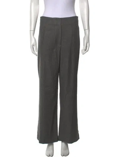 Pre-owned Veronica Beard Wide Leg Pants In Black