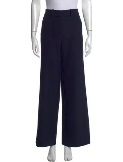 Pre-owned Veronica Beard Wide Leg Pants In Black