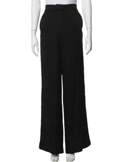 Pre-owned Veronica Beard Wide Leg Pants In Black