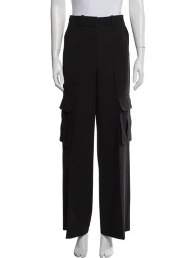 Pre-owned Veronica Beard Wide Leg Pants In Black