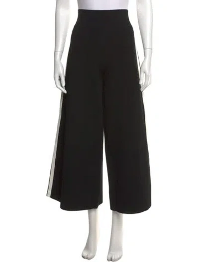Pre-owned Veronica Beard Wide Leg Pants In Black