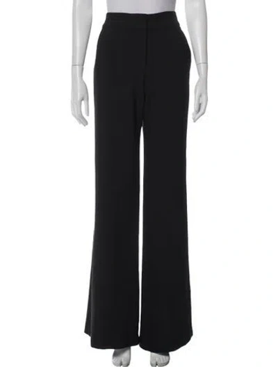 Pre-owned Veronica Beard Wide Leg Pants In Black