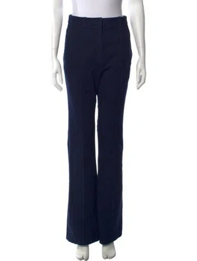 Pre-owned Veronica Beard Wide Leg Pants In Black