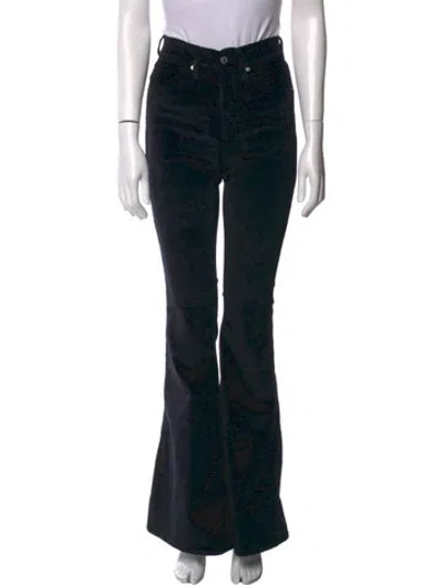 Pre-owned Veronica Beard Wide Leg Pants In Black