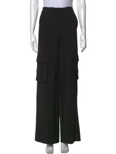 Pre-owned Veronica Beard Wide Leg Pants In Black