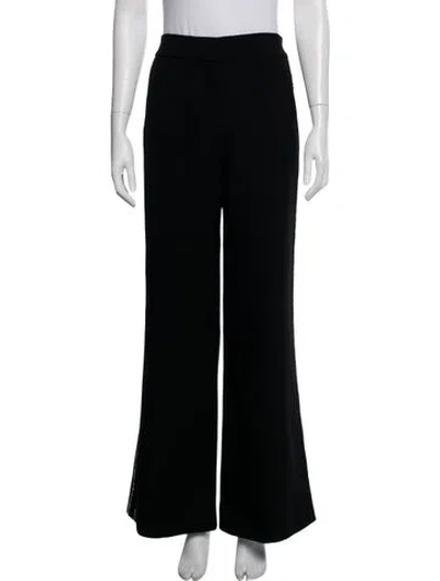 Pre-owned Veronica Beard Wide Leg Pants In Black