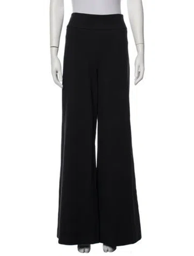 Pre-owned Veronica Beard Wide Leg Pants In Black