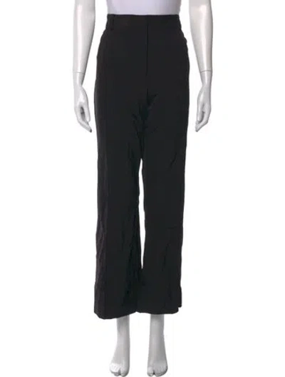 Pre-owned Veronica Beard Wide Leg Pants In Black