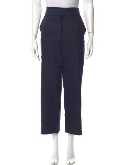 Pre-owned Veronica Beard Wide Leg Pants In Blue