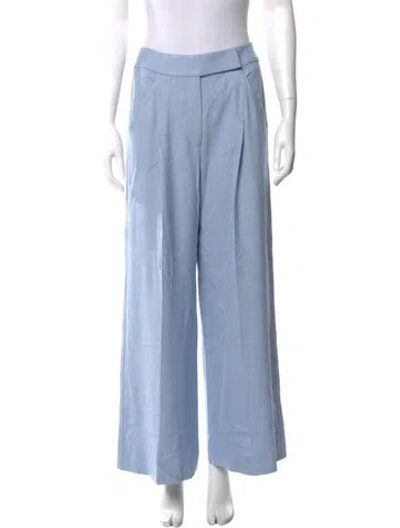 Pre-owned Veronica Beard Wide Leg Pants In Blue