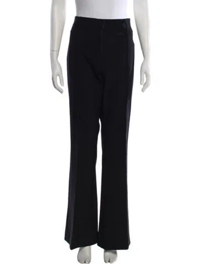 Pre-owned Veronica Beard Wide Leg Pants In Blue