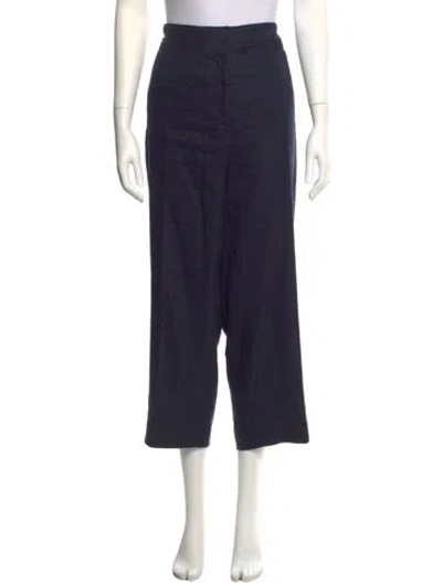 Pre-owned Veronica Beard Wide Leg Pants In Blue