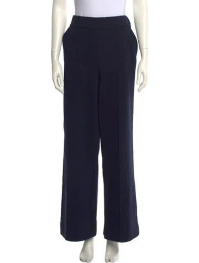 Pre-owned Veronica Beard Wide Leg Pants In Blue