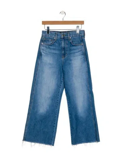 Pre-owned Veronica Beard Wide Leg Pants In Blue