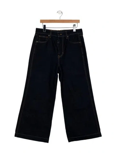 Pre-owned Veronica Beard Wide Leg Pants In Blue