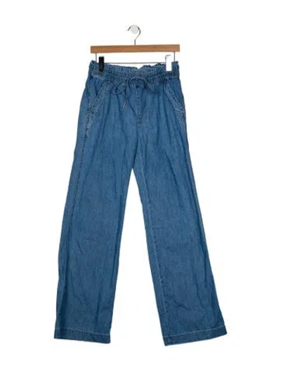 Pre-owned Veronica Beard Wide Leg Pants In Blue