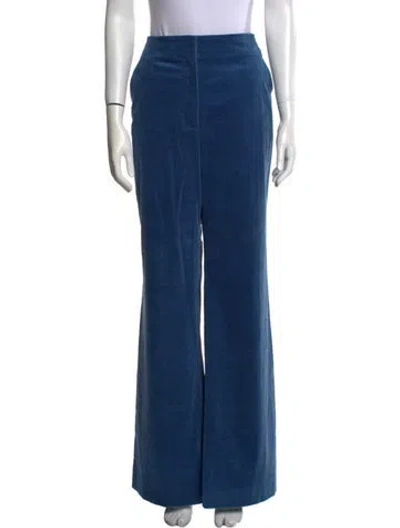 Pre-owned Veronica Beard Wide Leg Pants In Blue