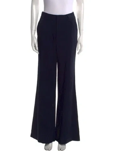 Pre-owned Veronica Beard Wide Leg Pants In Blue