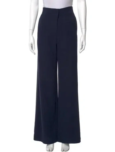 Pre-owned Veronica Beard Wide Leg Pants In Blue
