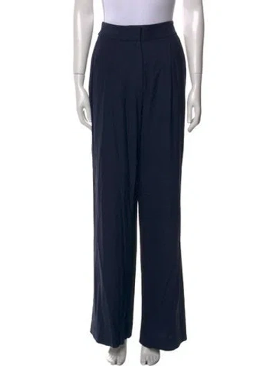 Pre-owned Veronica Beard Wide Leg Pants In Blue