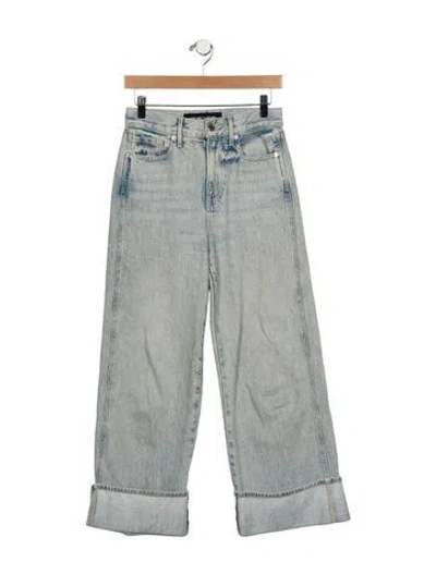 Pre-owned Veronica Beard Wide Leg Pants In Blue