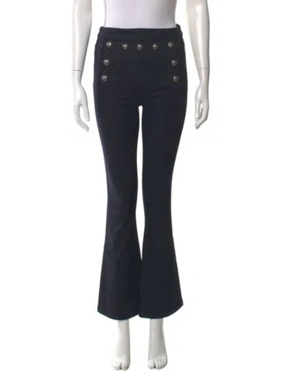 Pre-owned Veronica Beard Wide Leg Pants In Blue