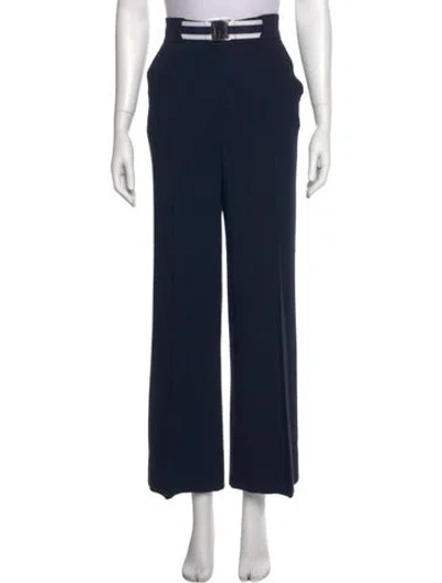 Pre-owned Veronica Beard Wide Leg Pants In Blue