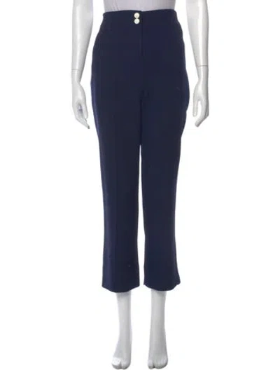 Pre-owned Veronica Beard Wide Leg Pants In Blue
