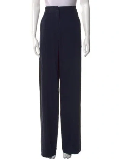 Pre-owned Veronica Beard Wide Leg Pants In Blue