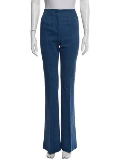 Pre-owned Veronica Beard Wide Leg Pants In Blue
