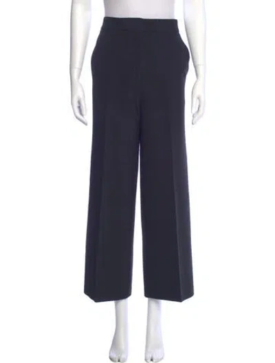Pre-owned Veronica Beard Wide Leg Pants In Blue