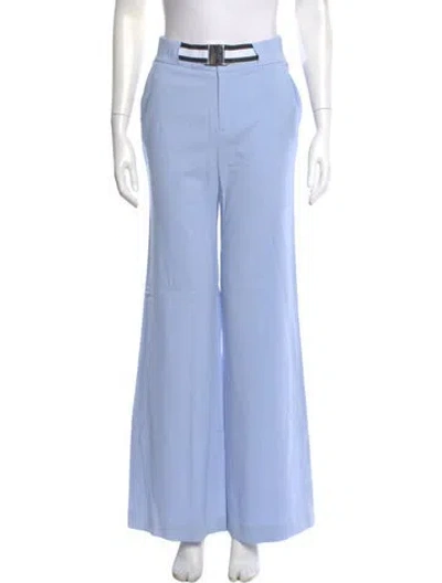 Pre-owned Veronica Beard Wide Leg Pants In Blue