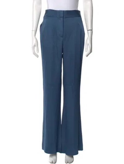 Pre-owned Veronica Beard Wide Leg Pants In Blue