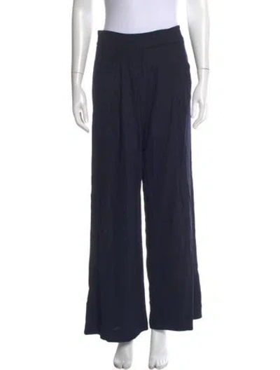 Pre-owned Veronica Beard Wide Leg Pants In Blue