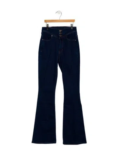 Pre-owned Veronica Beard Wide Leg Pants In Blue
