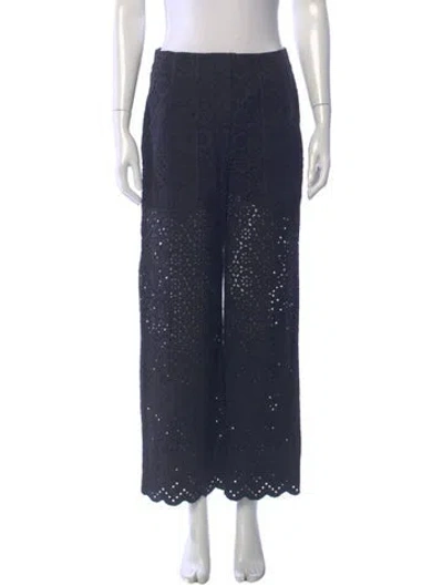 Pre-owned Veronica Beard Wide Leg Pants In Blue