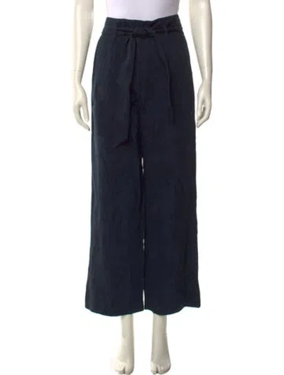 Pre-owned Veronica Beard Wide Leg Pants In Blue
