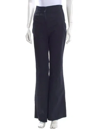 Pre-owned Veronica Beard Wide Leg Pants In Blue
