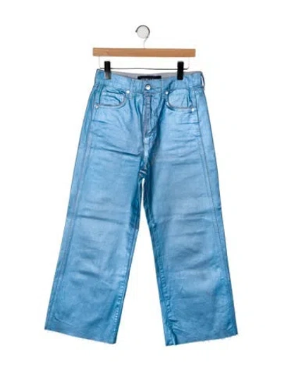 Pre-owned Veronica Beard Wide Leg Pants In Blue