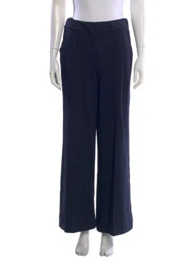 Pre-owned Veronica Beard Wide Leg Pants In Blue