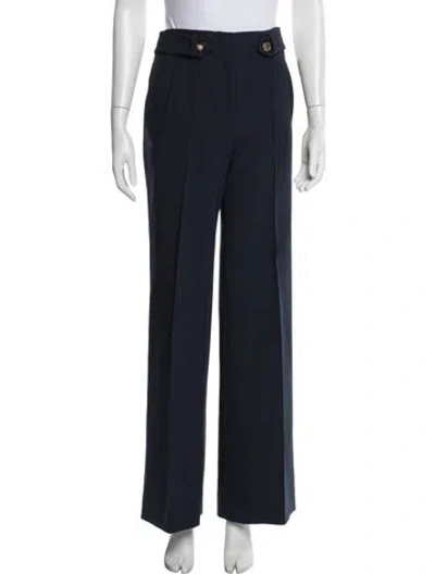 Pre-owned Veronica Beard Wide Leg Pants In Blue