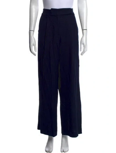 Pre-owned Veronica Beard Wide Leg Pants In Blue