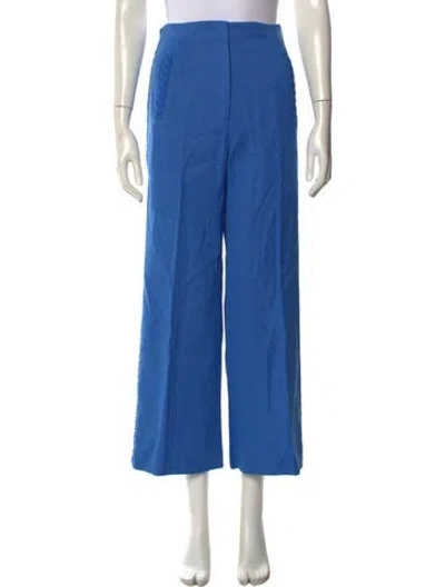 Pre-owned Veronica Beard Wide Leg Pants In Blue