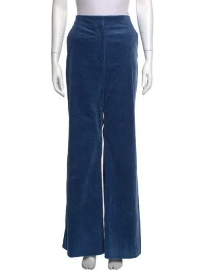 Pre-owned Veronica Beard Wide Leg Pants In Blue