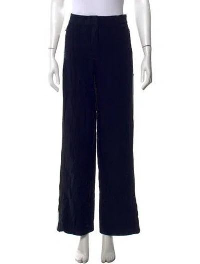 Pre-owned Veronica Beard Wide Leg Pants In Blue