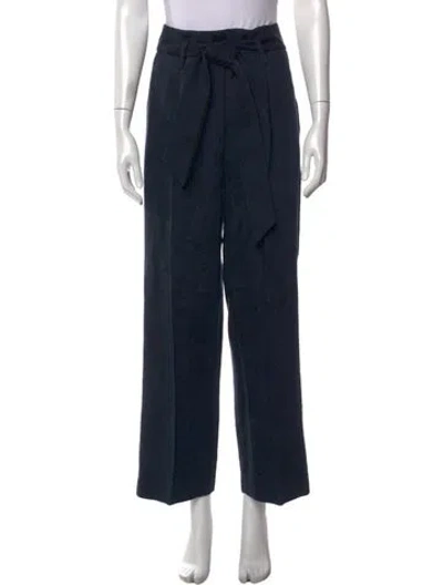 Pre-owned Veronica Beard Wide Leg Pants In Blue